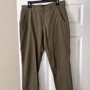 Banana Republic Men's Olive Athletic Fit Travel Pants